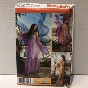 Simplicity 3632 Elaine Heigle Designs Costume 14 16 18 20 UNCUT Fairy Butterfly
